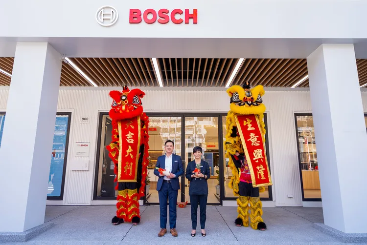 BSH博西家用電器董事總經理Anthony(左)、BSH博西家用電器執行董事May。業者提供