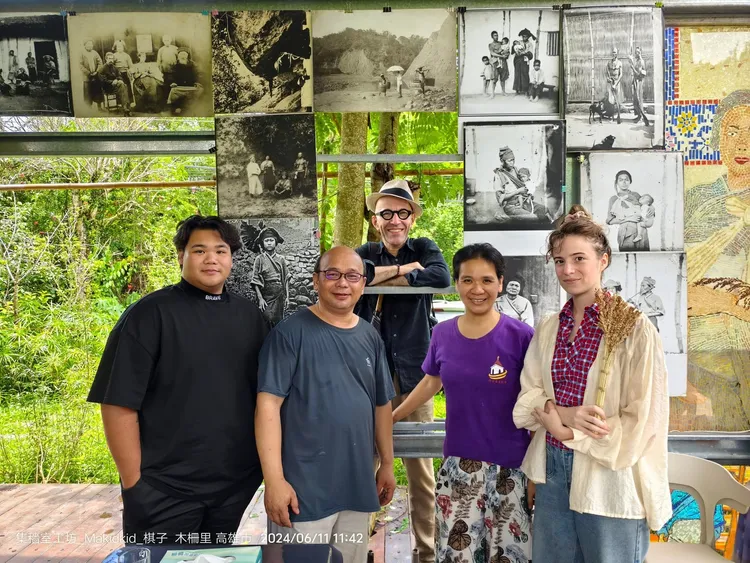 2024年6月間外籍人士訪問內門木柵社區。集穡室工坊提供