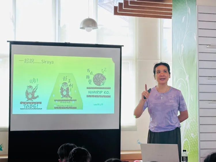 李蕙琪親自開設族語教學課程。集穡室工坊提供