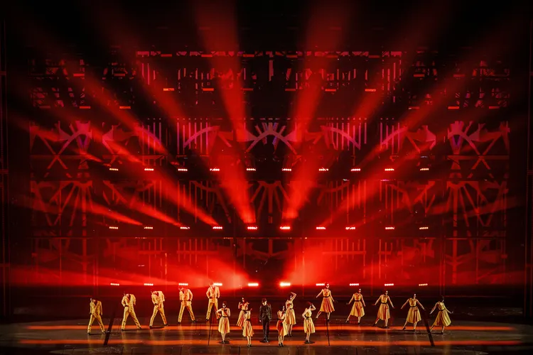 張學友人海戰術的舞台呈現，讓人驚艷。圖／JDS提供