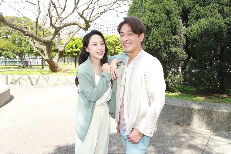 首次合作的林筳諭和傅子純相當開心。民視提供