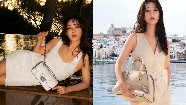 楊紫拍攝MICHAEL KORS形象廣告。品牌提供