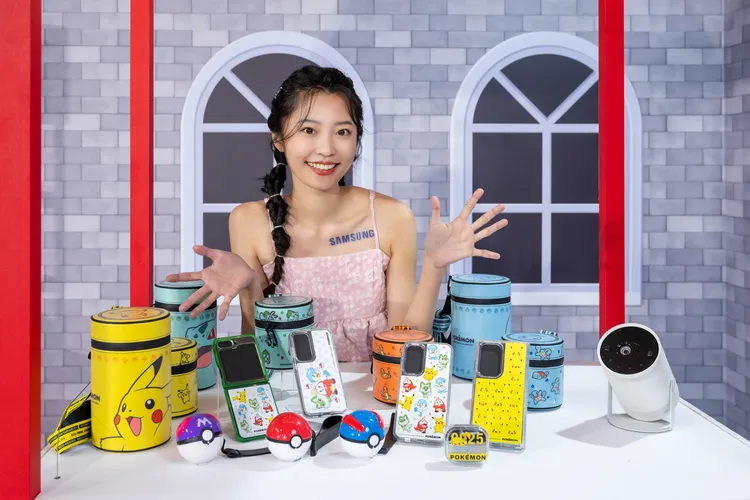 完成指定打卡分享任務，即有機會抽第二代The Freestyle微型智慧投影機與精靈寶可夢收納包(皮卡丘)。三星提供