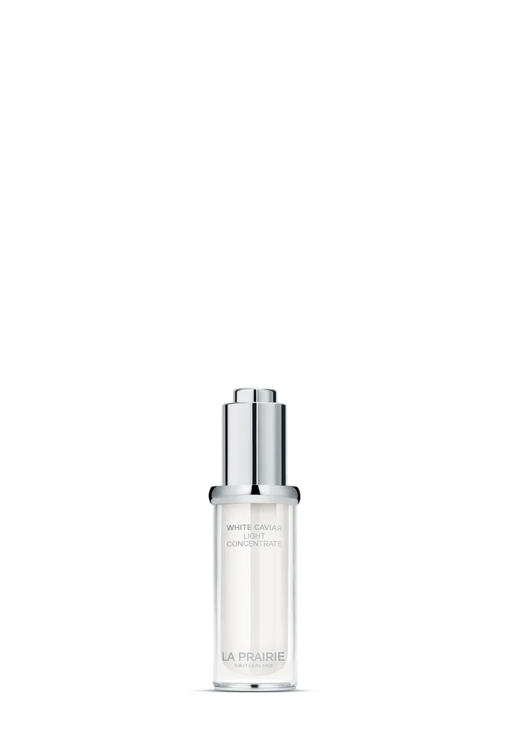 La Prairie鑽白魚子時空亮顏精萃，20ml／2萬1500元。品牌提供