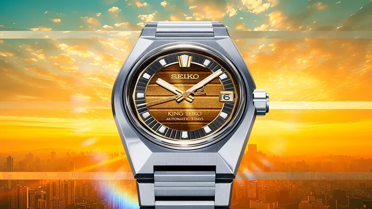 金色面盤限量版以「東京日出」為主題。品牌提供