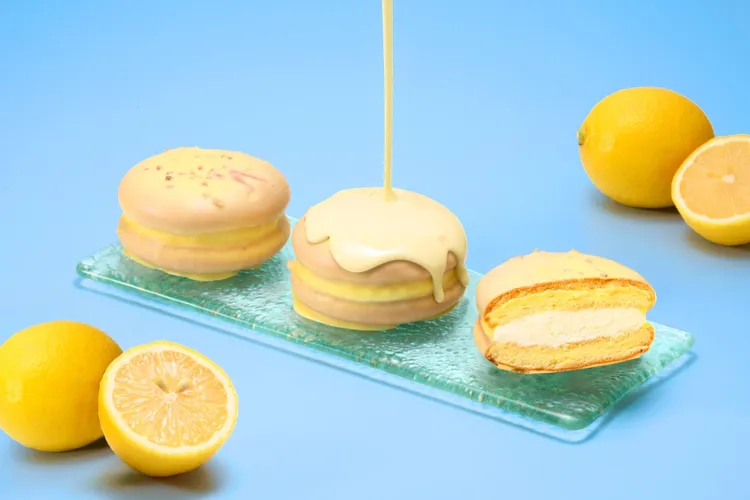 亞尼克白色情人節推薦，全新上市「香檸白巧自由派」，像初戀般的清新酸甜，售價每顆88元。業者提供