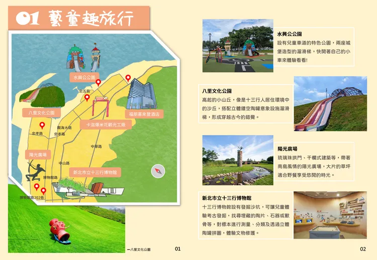 八條主題路線特色鮮明，為不同群眾打造專屬路線。館方提供