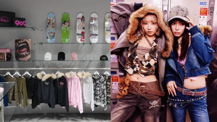 全新副牌「9090girl」相當有「2000年代平成辣妹」風格。品牌提供