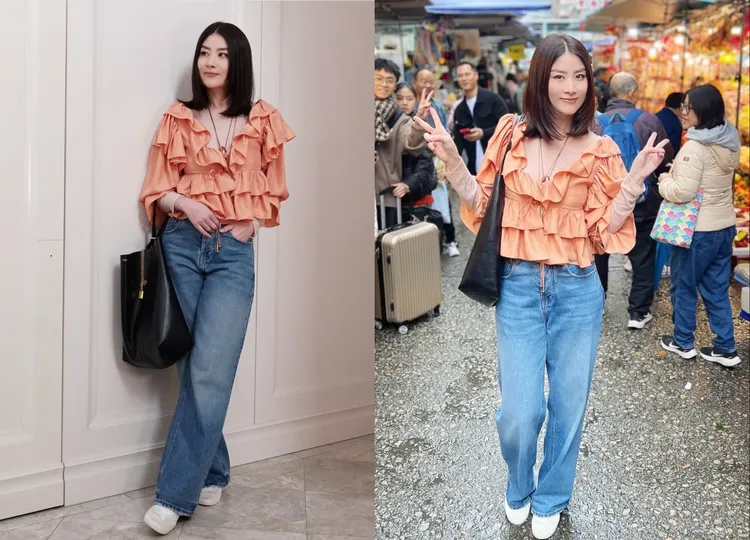 陳慧琳搭配Chloé Spin黑色大型托特包。翻攝陳慧琳IG