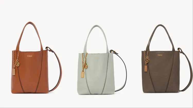 Chloé Spin小型托特包，各4萬3000元。品牌提供