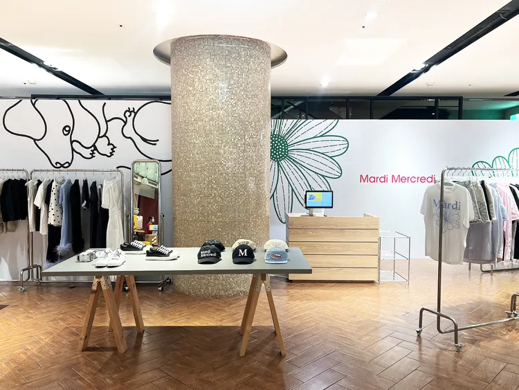 Mardi Mercredi在台中大遠百百貨打造全新品牌快閃店。品牌提供