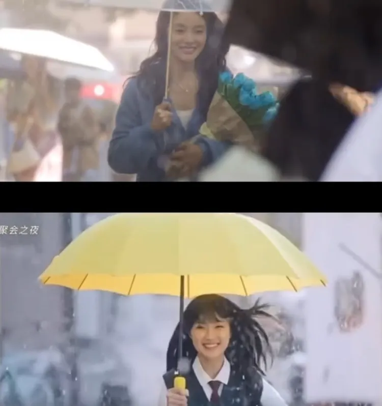 徐若晗在《愛你》中朝張凌赫跑來的鏡頭被虧太像《背著善宰跑》。翻攝2劇