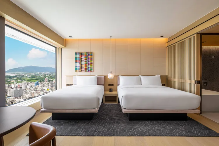 去年花蓮振興方案實施，包含自由行住宿每月補助最高2500元等。花蓮潔西艾美渡假酒店提供