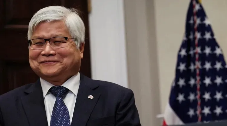 台積電董事長暨總裁魏哲家，遭台大學者點名下台，直言他對不起台灣。路透社
