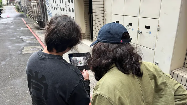 拍攝現場工作照。Taiwan Action提供