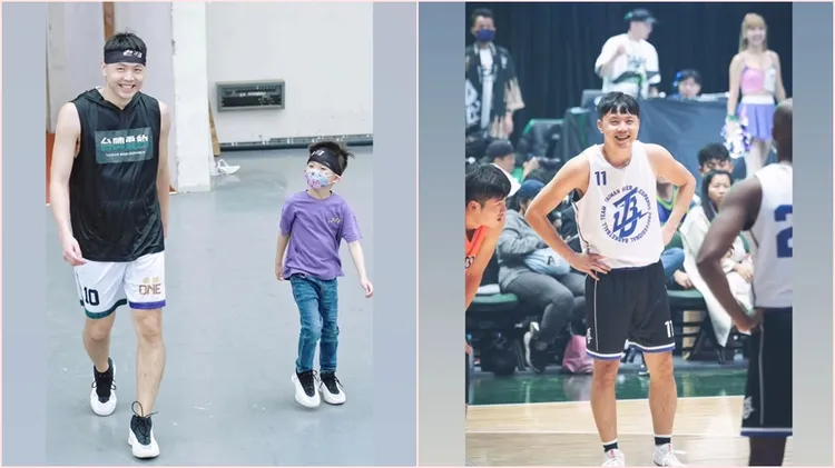 朱億宗比賽兒子都會到現場為爸爸加油。翻攝自朱億宗IG