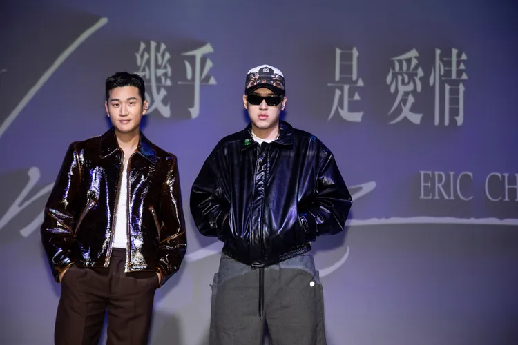 周興哲發片時，邀來《大嘻哈時代》新秀Gummy B站台。2人也一起催生華語饒舌新歌《Dreamers》。圖／星空飛騰提供