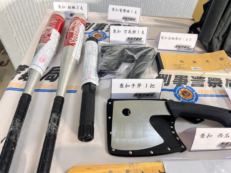 警方查獲相關證物。警方提供