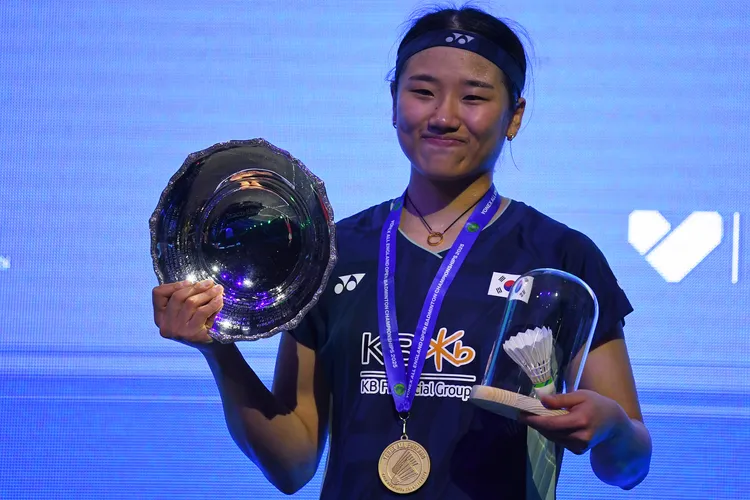 安洗瑩全英賽奪冠。  美聯社