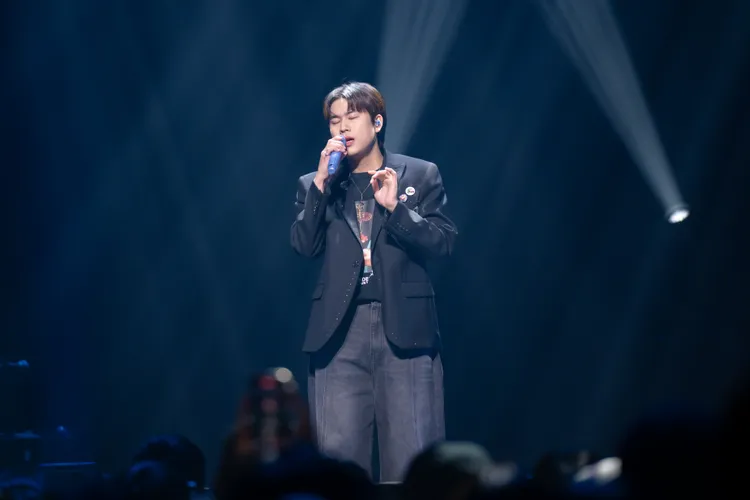 李茂珍誠意十足，苦練《愛你但說不出口》。網銀國際影視提供