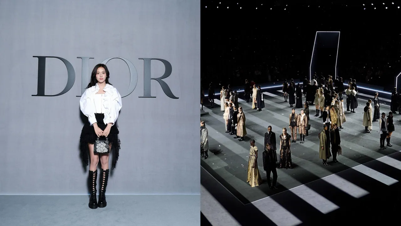 Jisoo前來欣賞DIOR 2025秋冬系列。品牌提供