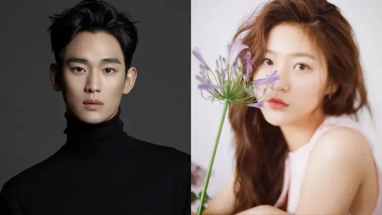 金秀賢（左圖）認了曾與金賽綸交往，但否認在她未成年時就在一起。翻攝GOLDMEDALIST、金賽綸IG