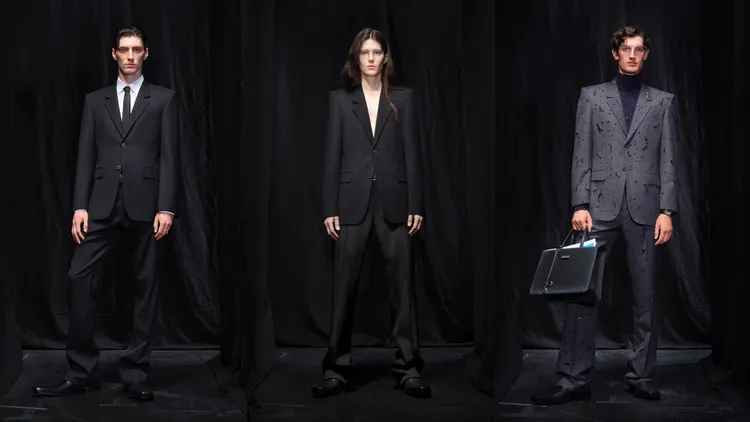 Balenciaga 2025秋冬系列。品牌提供