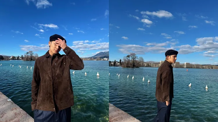 人在巴黎的珉奎即將出席DIOR大秀。翻攝珉奎 IG