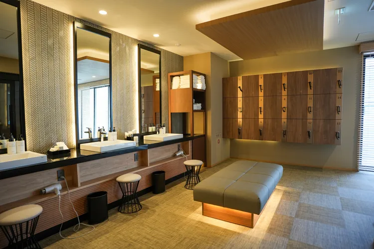 安比高原洲際大浴場。田欣雲攝影