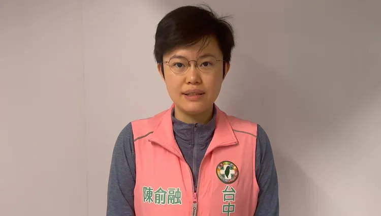 台中市議員陳俞融批評消防局針對新光三越氣爆案調查報告「交差了事」。陳俞融提供