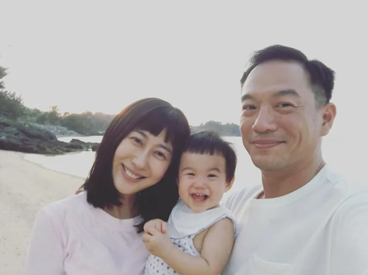 張翰與林利霏婚後育有一女，幸福美滿。翻攝林利霏臉書