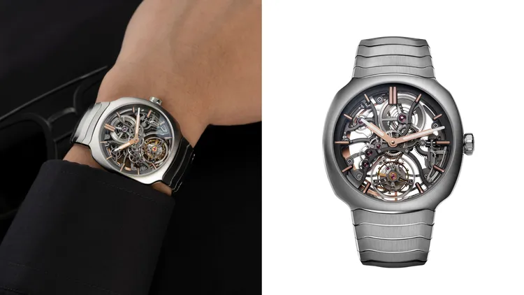 疾速者陀飛輪鏤空腕錶，314萬元。品牌提供