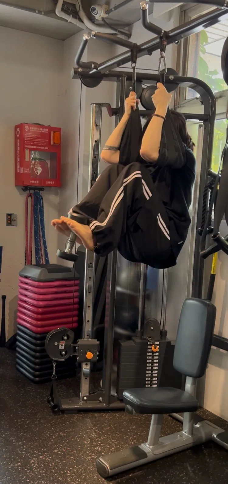 持修賣力健身。EMI提供