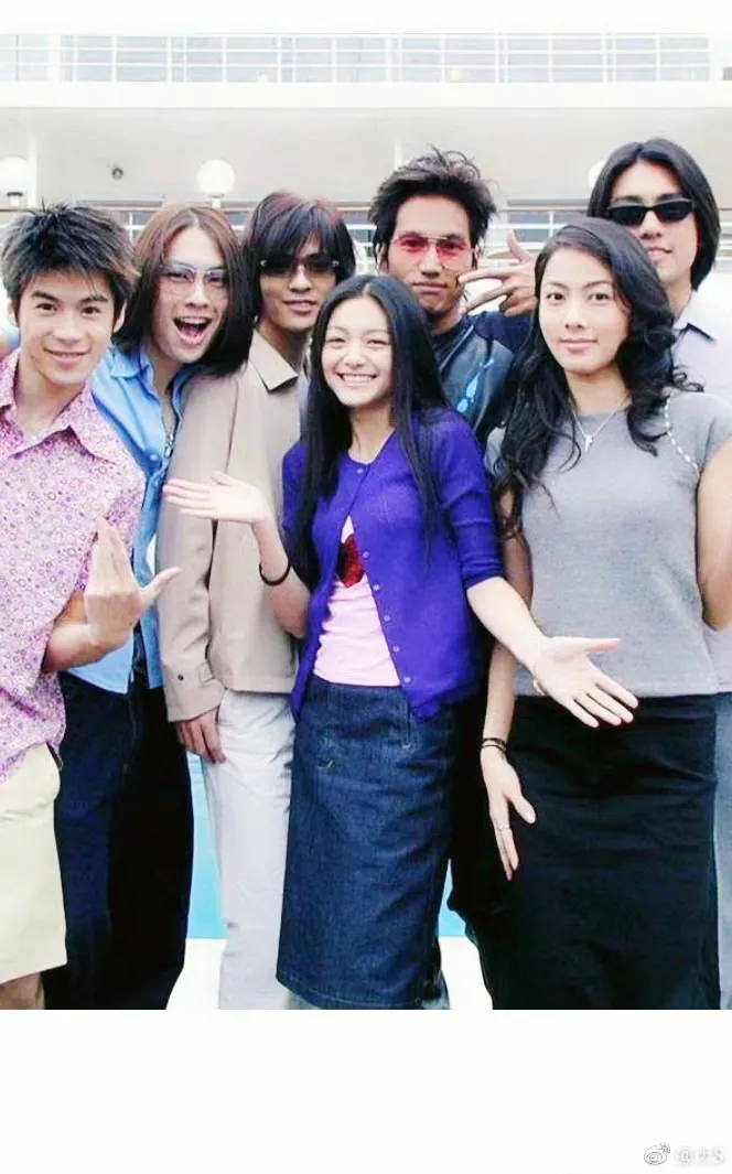 大S因拍攝《流星花園》杉菜一角紅遍兩岸三地。翻攝大S微博