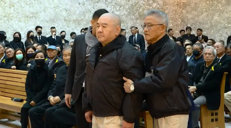 尹衍樑擔任治喪委員副主委。翻攝畫面