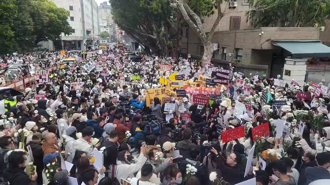 剴剴案修法判死聲浪發酵 「白菊花運動」千人吶喊「唯一死刑」!|壹蘋新聞網