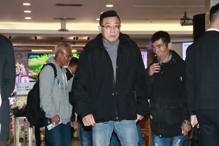 楊雄是武術公會一員，前來悼念。彭欣偉攝影