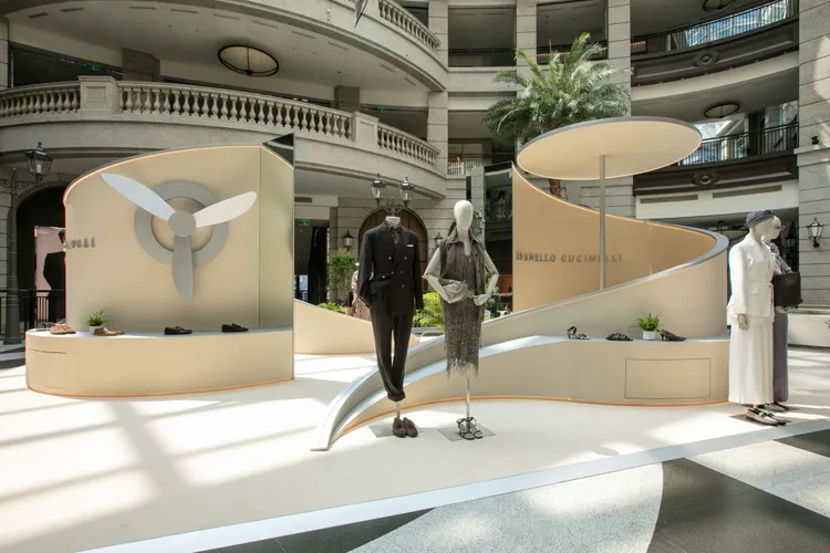 Brunello Cucinelli在Bellavita寶麗廣塲打造限定快閃店。品牌提供