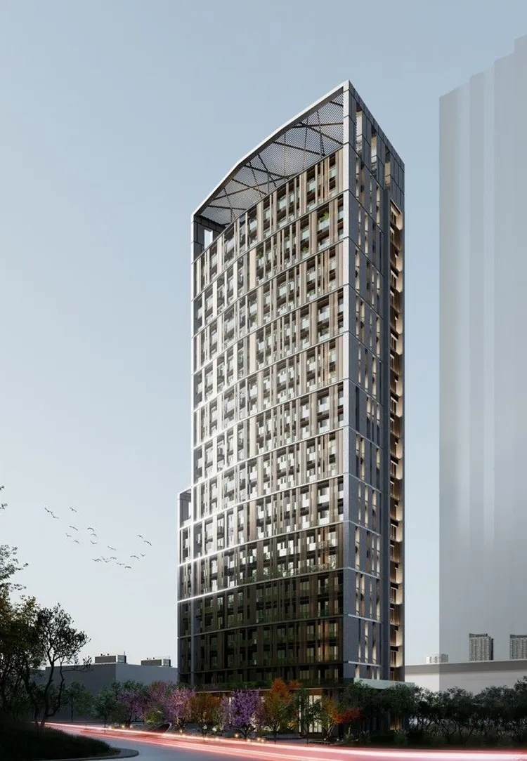 盈舜營造將投資16億元，興建1棟地上24層、地下5層住商大樓。市府提供