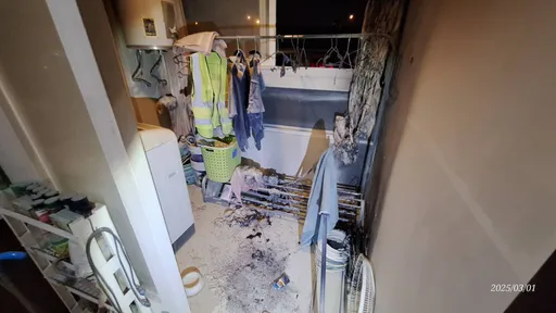 台中公寓暗夜火警!疑焚燒雜物釀災 醉男質疑指揮官「你是誰」