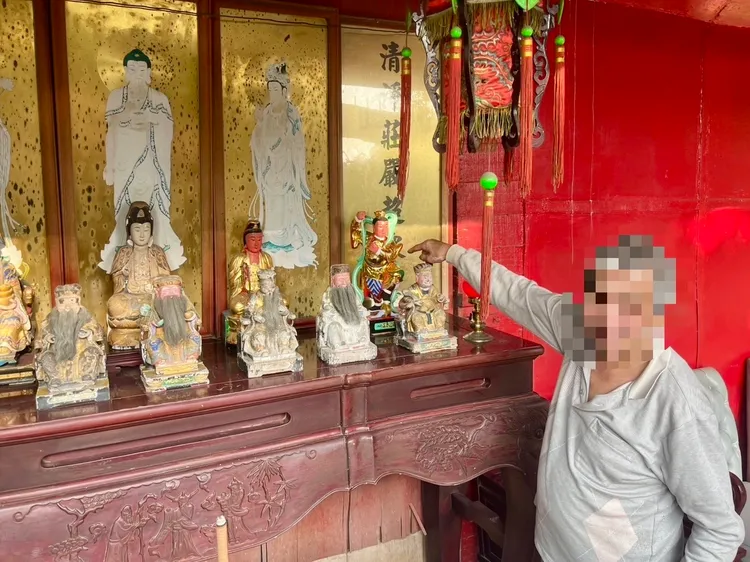 廟方尋回神尊。警方提供