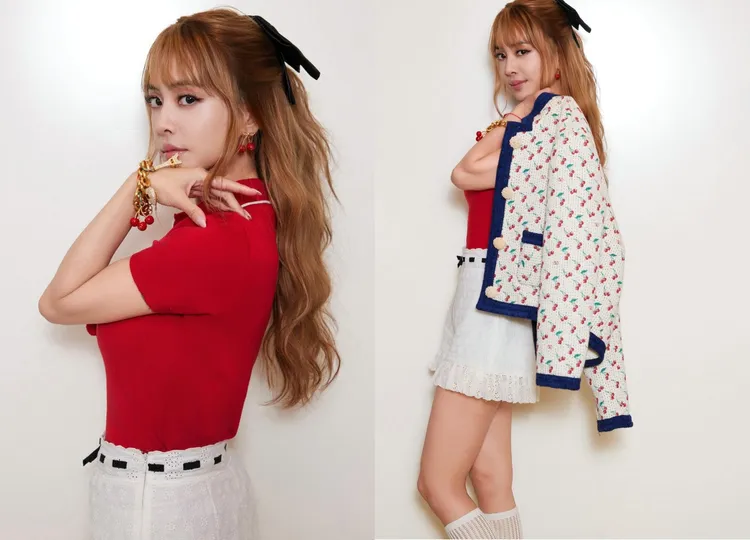 活力造型讓蔡依林自稱是「櫻桃學院小甜心」。翻攝蔡依林IG