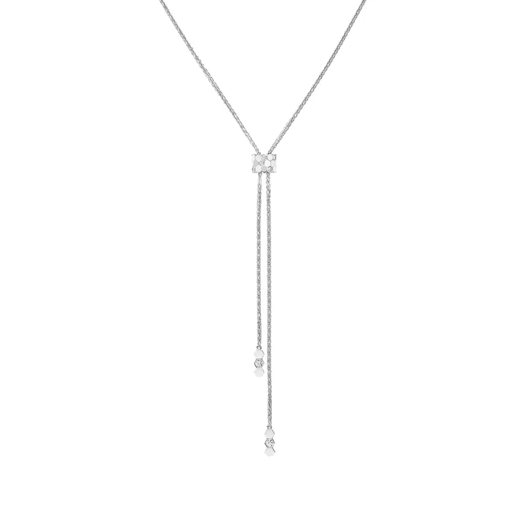 Bee de Chaumet項鍊，2025年新品（18K白金、明亮式切割鑽石），22萬元。品牌提供