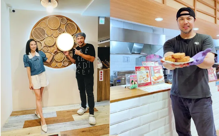 陳致遠去年在永和開港式茶餐廳。翻攝分店臉書