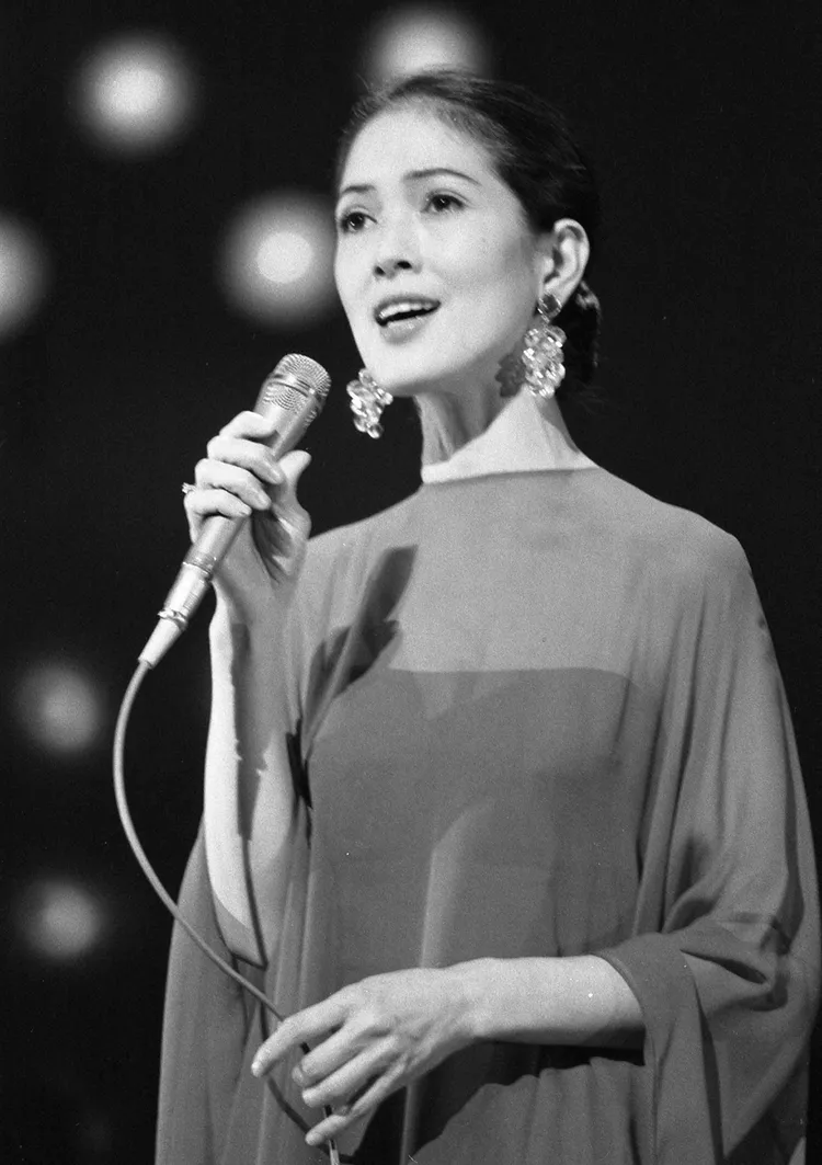 石田良子1978年登上NHK節目唱歌。翻攝Sponichi