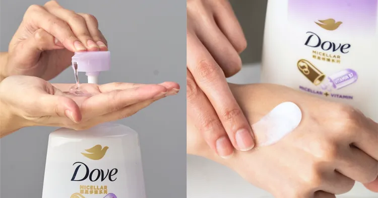 ▲ 洗髮乳質地清爽，潤髮乳延展性高不黏膩。