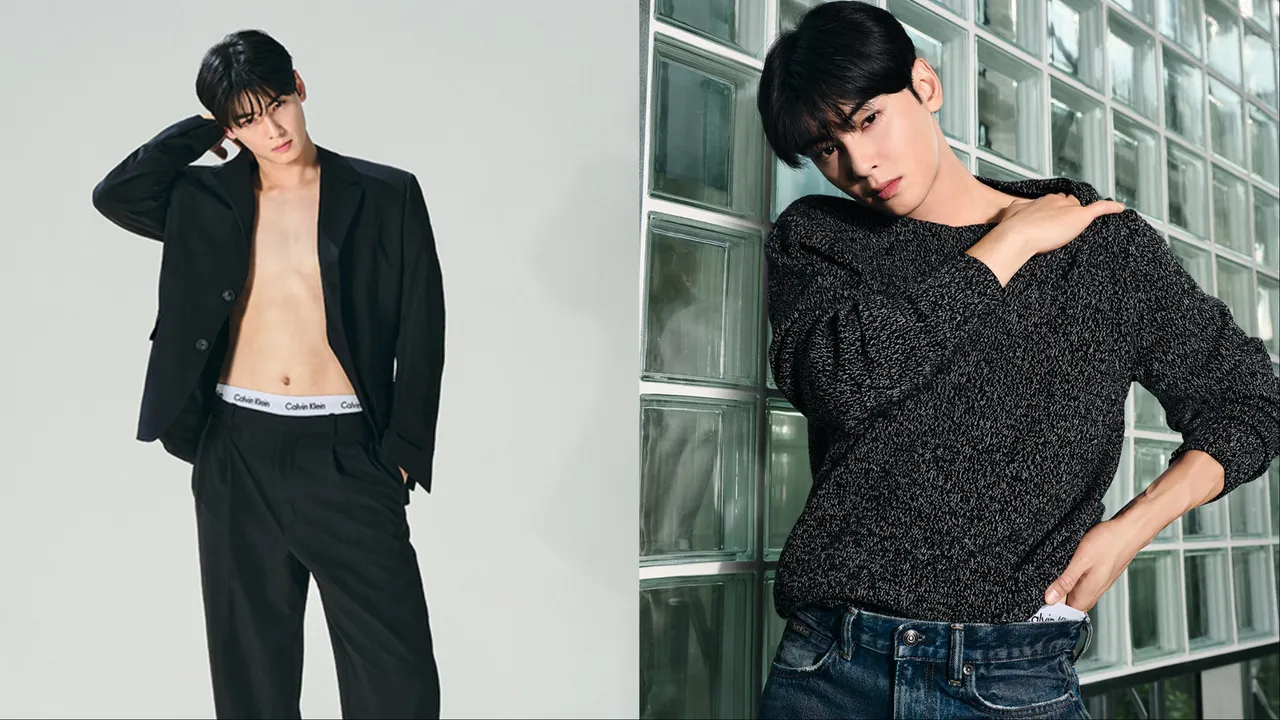 車銀優拍攝Calvin Klein春季新廣告。品牌提供