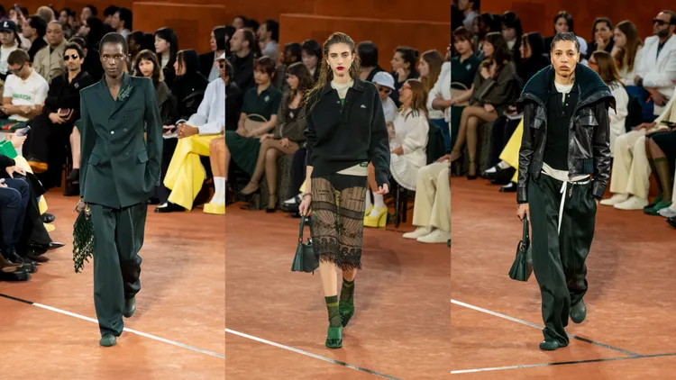 LACOSTE 2025秋冬系列。品牌提供