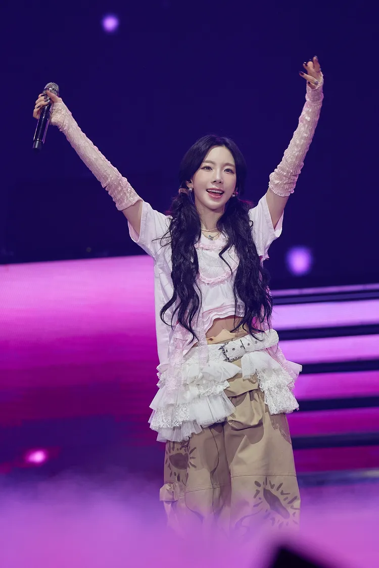 太妍征服大巨蛋，心情看起來很好。遠雄創藝提供