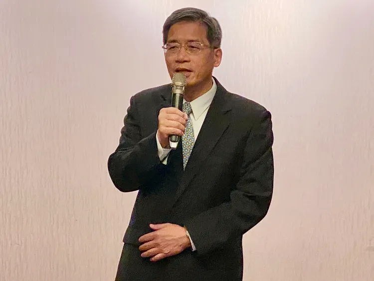 今（4日）高公局舉辦新春記者會，由局長趙興華率領各組科長出席。莊偉祺攝